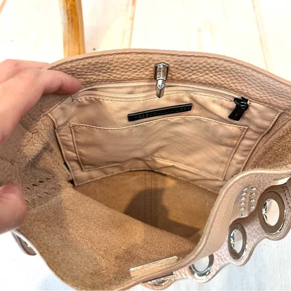 Rebecca Minkoff Convertible Darren Nude Blush Leather Shoulder Crossbody Bag - Picture 8 of 11